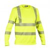 carterville high visibility uv t shirt with long sleeves fluo yellow front 1