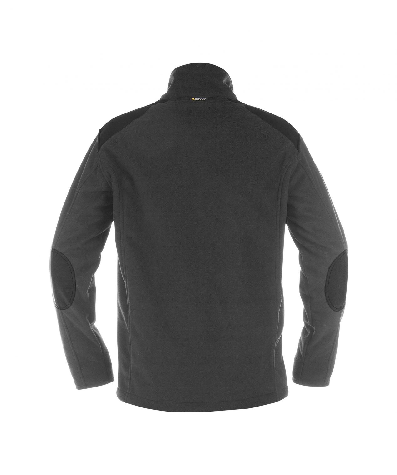 croft three layered fleece jacket anthracite grey black back