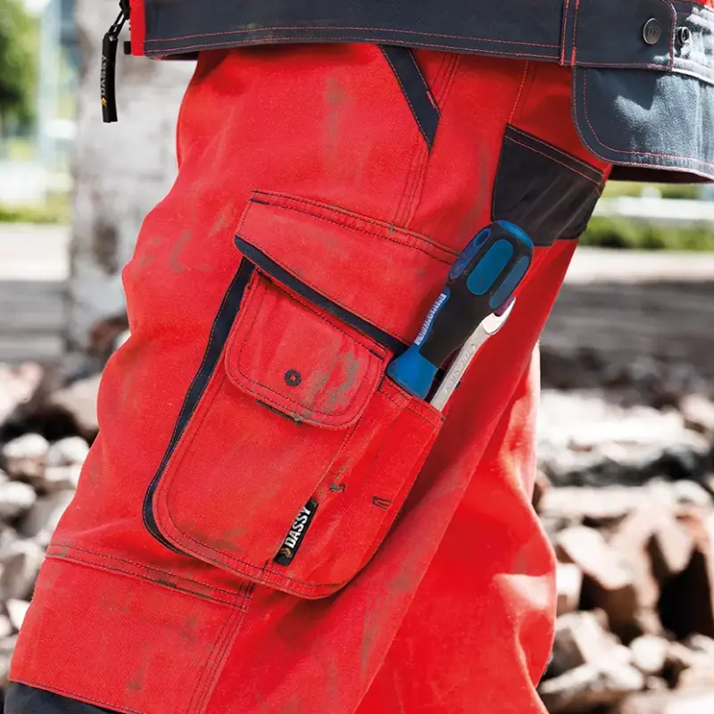 Dassy Chicago Bundhose Warnschutzhose Kniepolstertaschen Schutzklasse 2 HIVIS Cordura Verstärkung