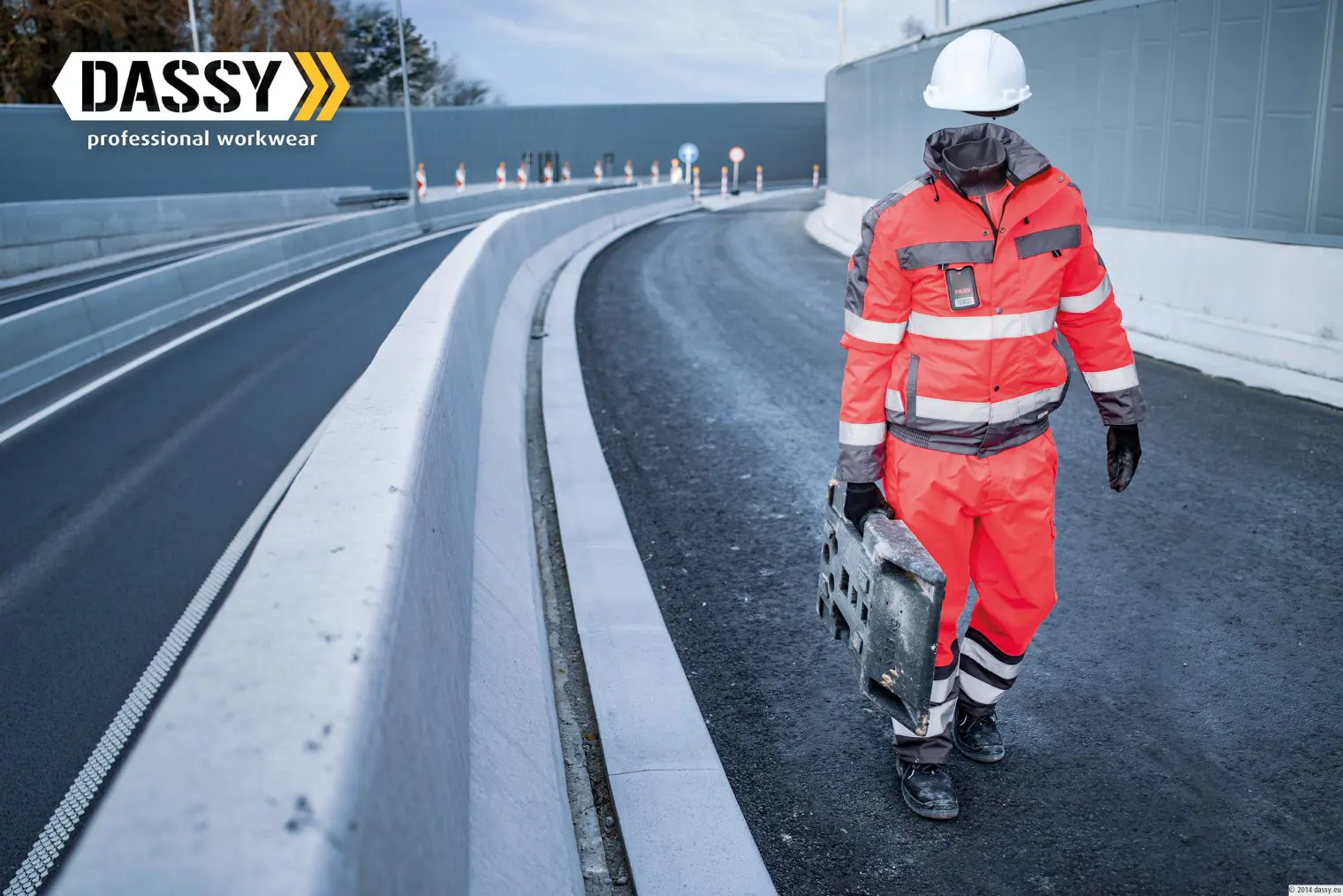 DASSY® SOLA Warnschutz Regen-Bundhose – Bild 11