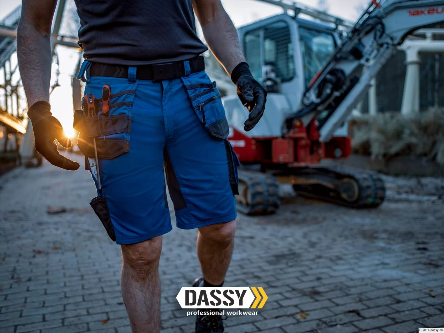Dassy® Trix (250083) Arbeitsshorts Mit Stretch Und Holstertaschen