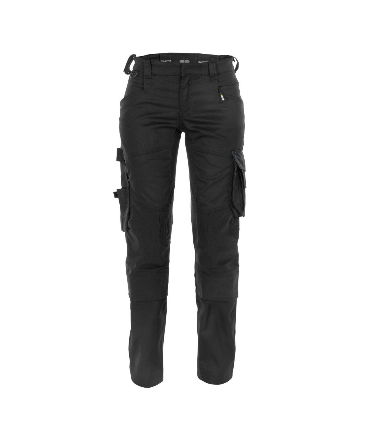 Dassy Dynax Damen Arbeitshose mit Stretch und Kniepolstertaschen schwarz