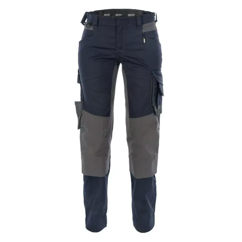 Dassy Dynax Damen Arbeitshose mit Stretch und Kniepolstertaschen nachtblau