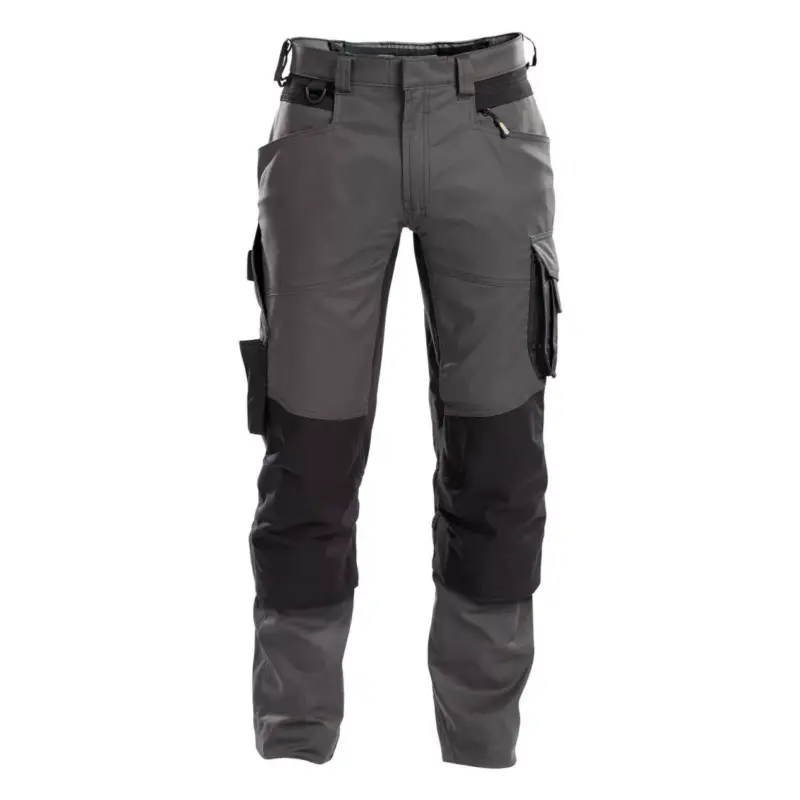 DASSY® Dynax Arbeitshose mit Stretch und Kniepolstertaschen grau
