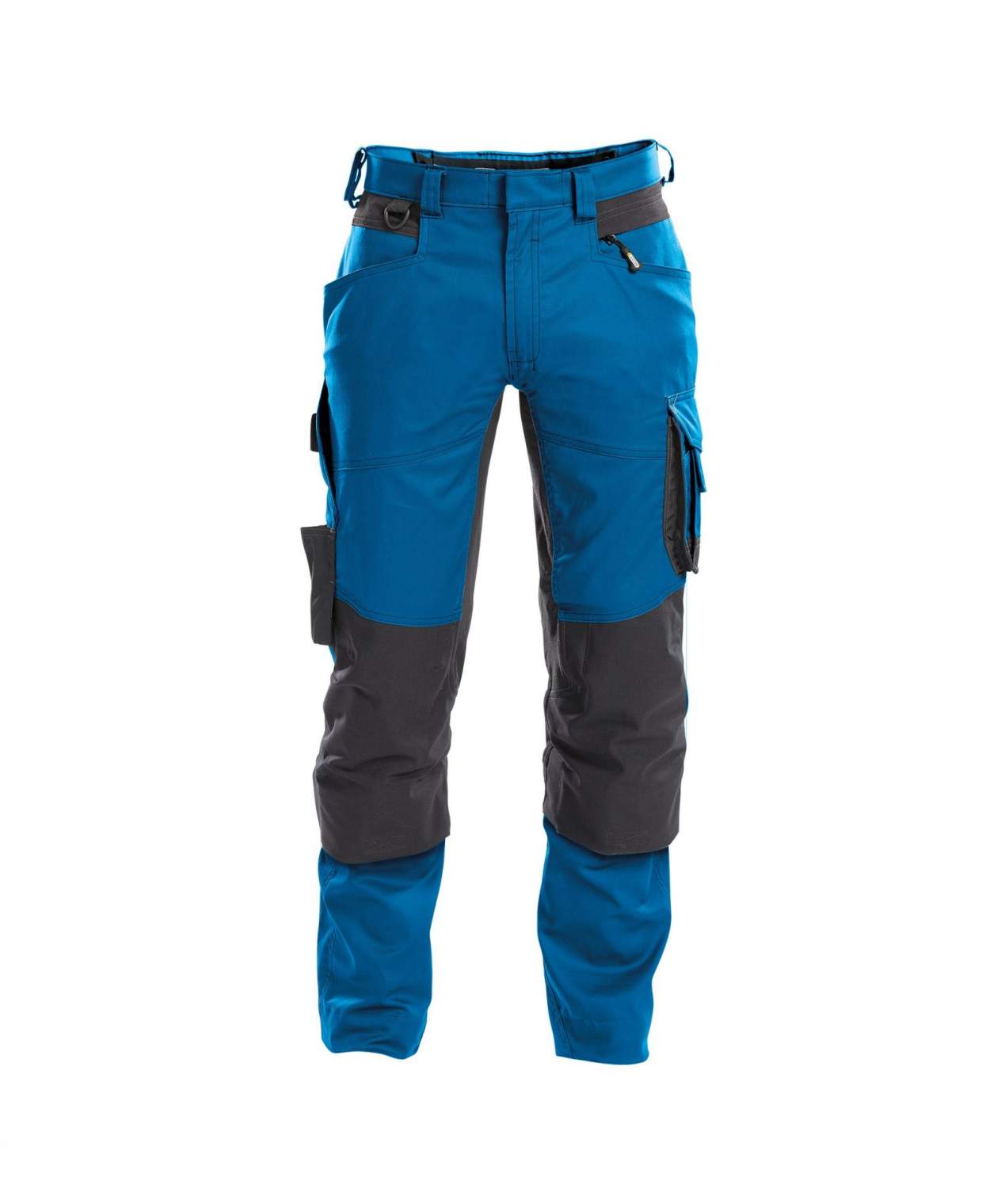 DASSY® Dynax Arbeitshose mit Stretch und Kniepolstertaschen azurblau