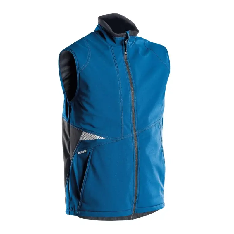 Dassy Fusion Herren Softshell-Weste azurblau