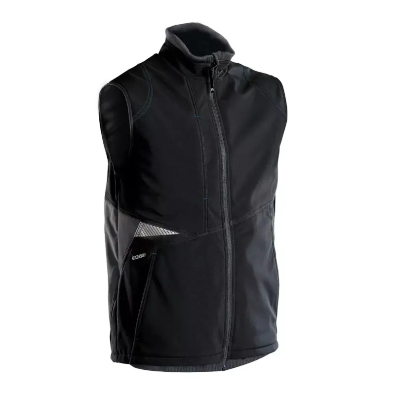 Dassy Fusion Herren Softshell-Weste schwarz