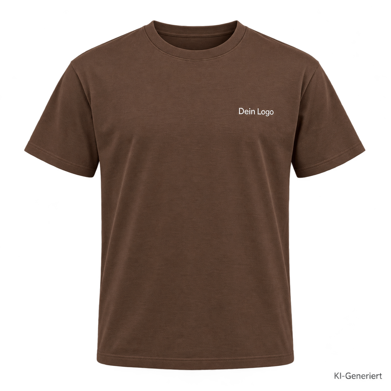 B&C #E190 – TU03T – Farbe 145 - brown – KI-generiertes Produktbild mit „Dein Logo“