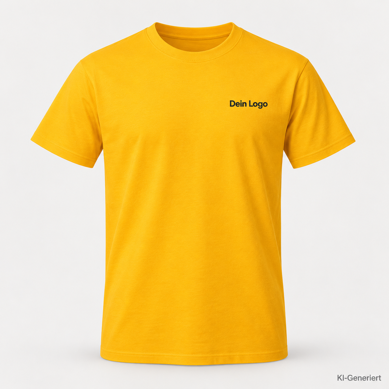 B&C #E190 – TU03T – Farbe 210 - gold – KI-generiertes Produktbild mit „Dein Logo“