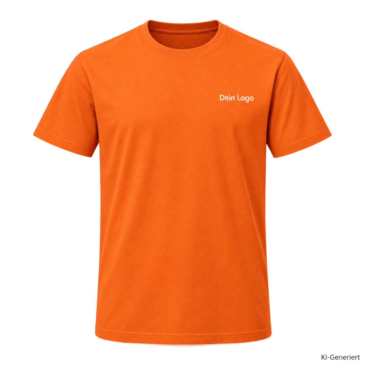 B&C #E190 – TU03T – Farbe 231 - urban orange – KI-generiertes Produktbild mit „Dein Logo“