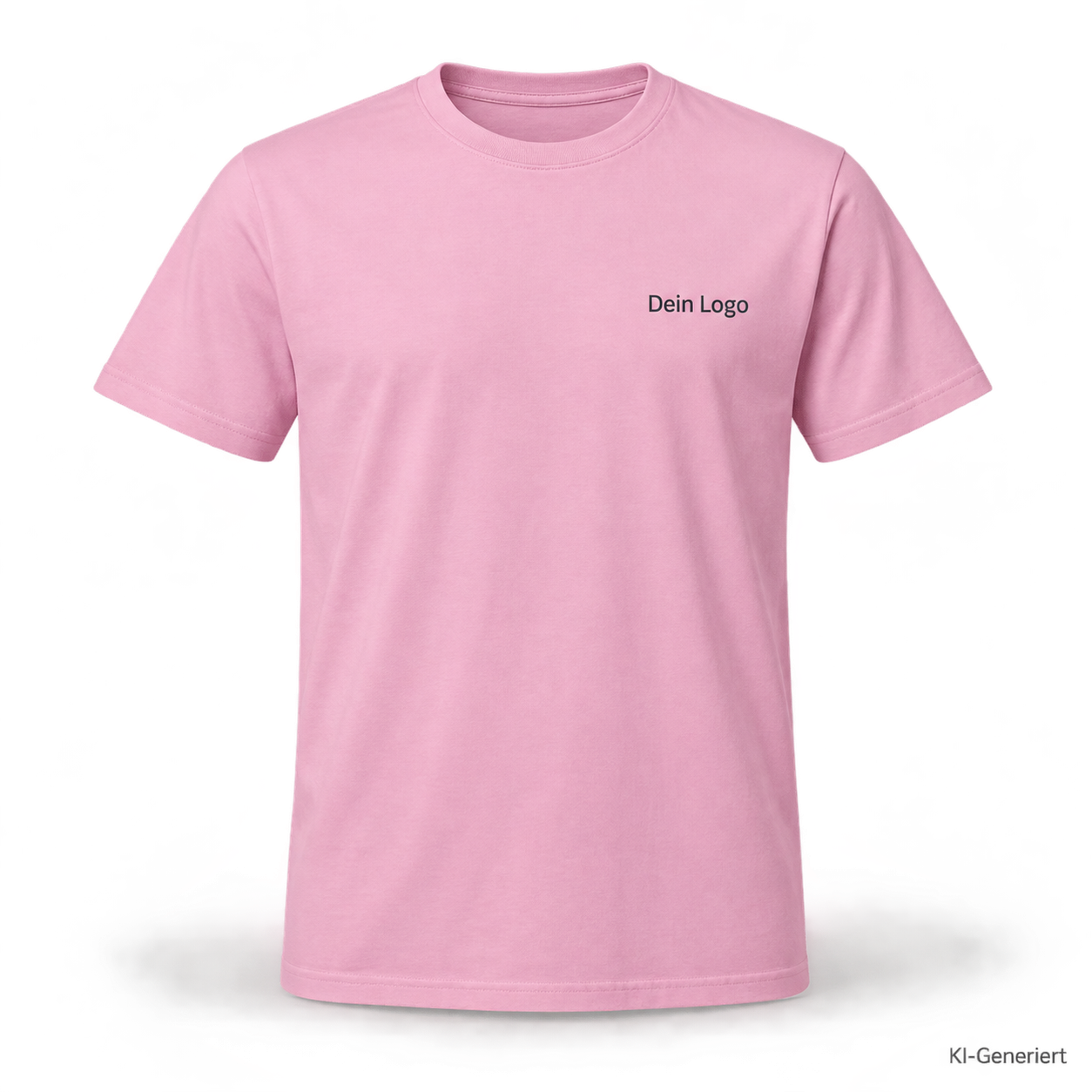 B&C #E190 – TU03T – Farbe 303 - orchid pink – KI-generiertes Produktbild mit „Dein Logo“