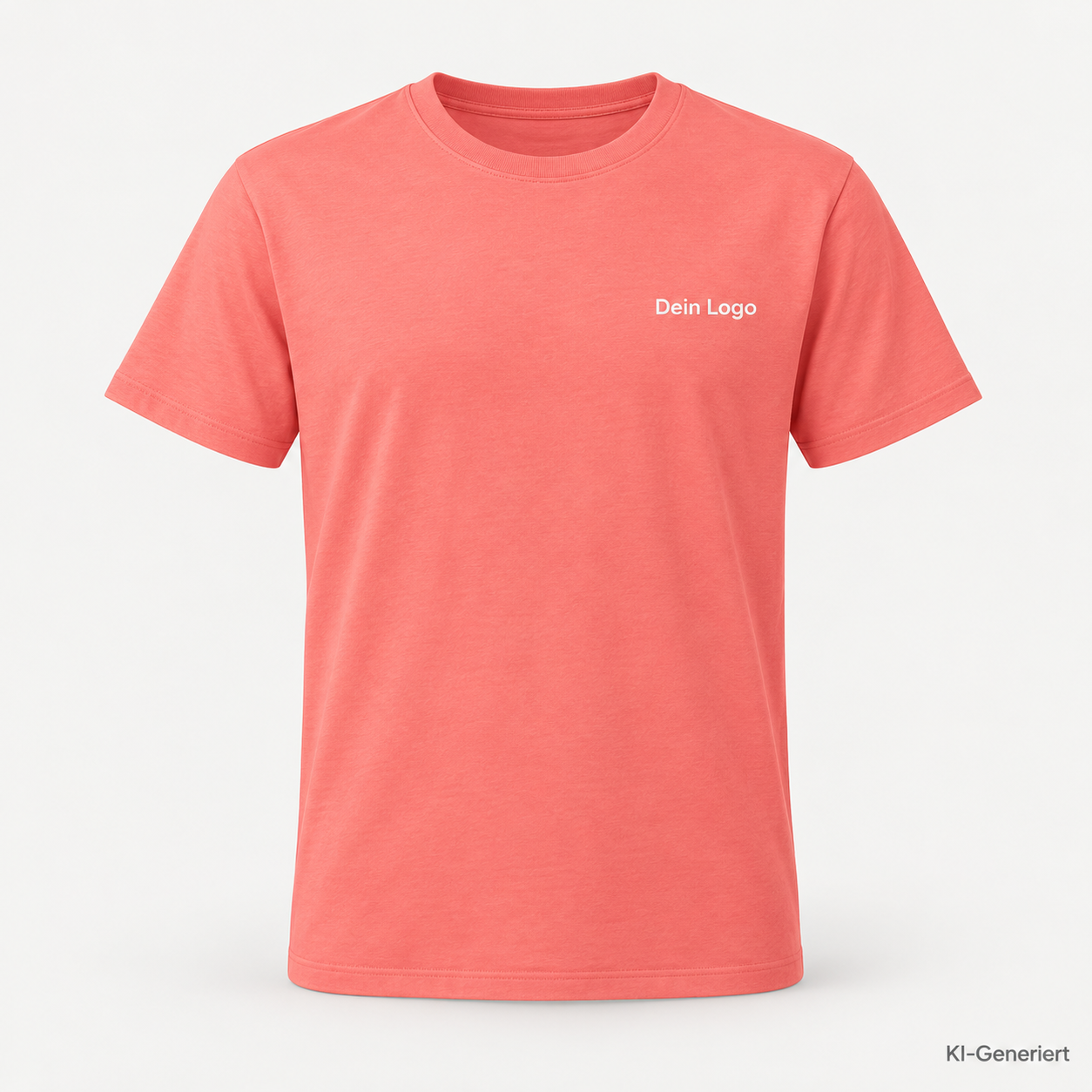 B&C #E190 – TU03T – Farbe 311 - sorbet – KI-generiertes Produktbild mit „Dein Logo“