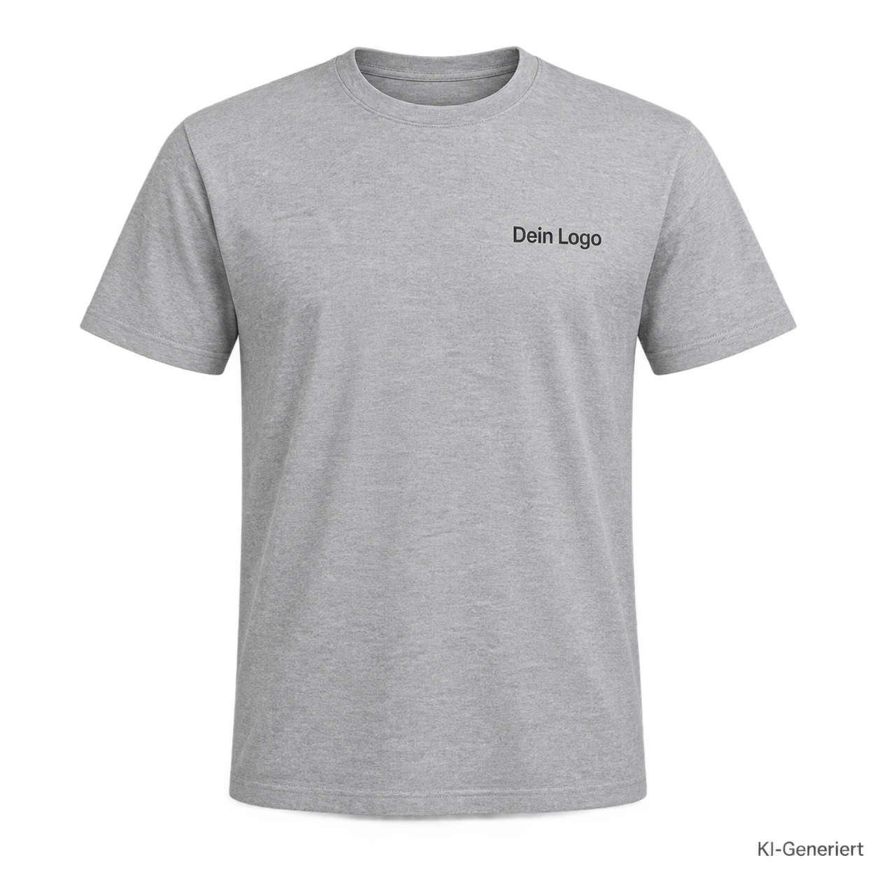 B&C #E190 – TU03T – Farbe 620 - sport grey – KI-generiertes Produktbild mit „Dein Logo“