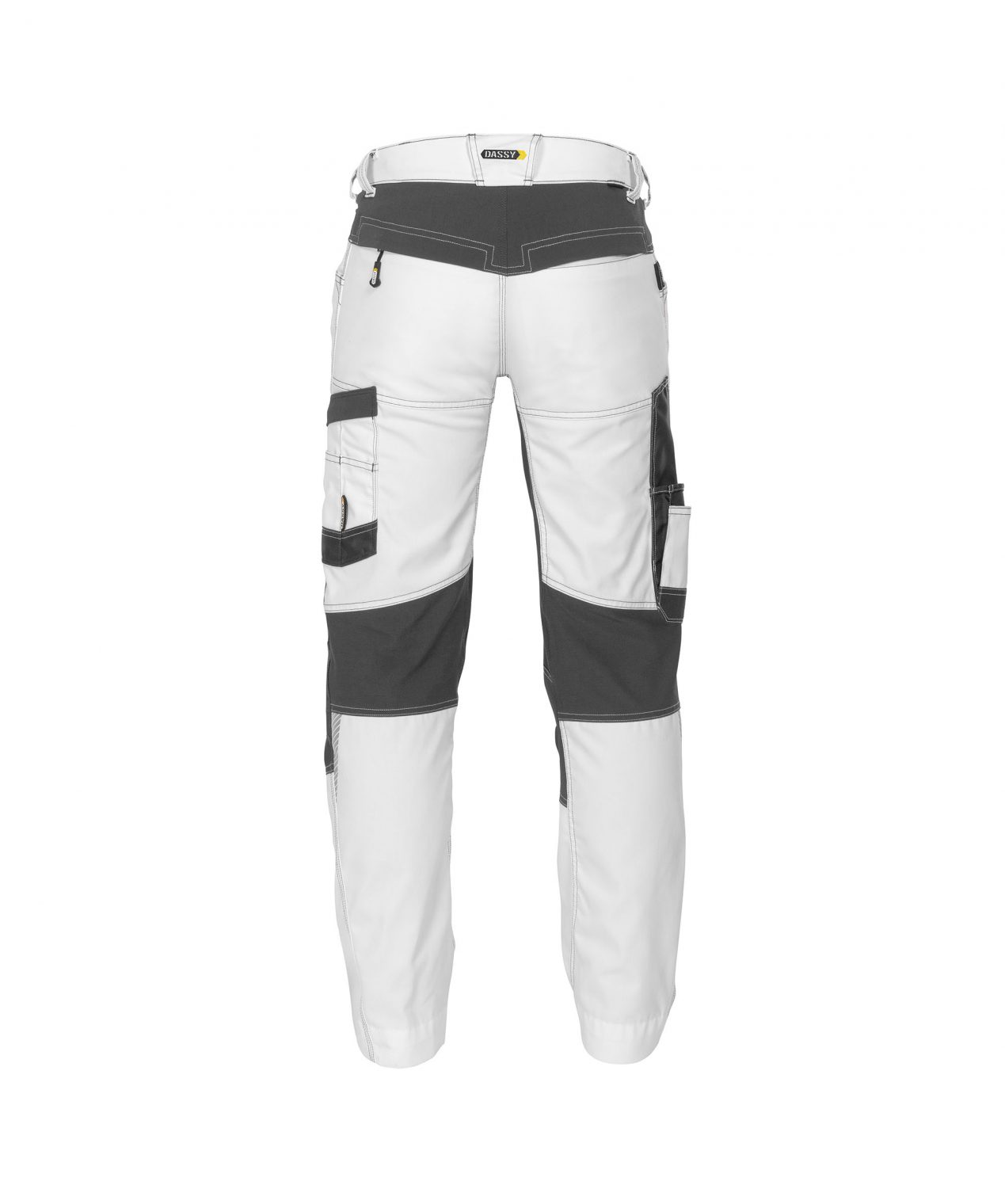 helix painters painter trousers with stretch white anthracite grey back