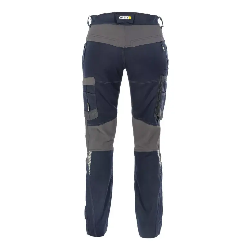 DASSY® HELIX Women Arbeitshose mit Stretch nachtblau back