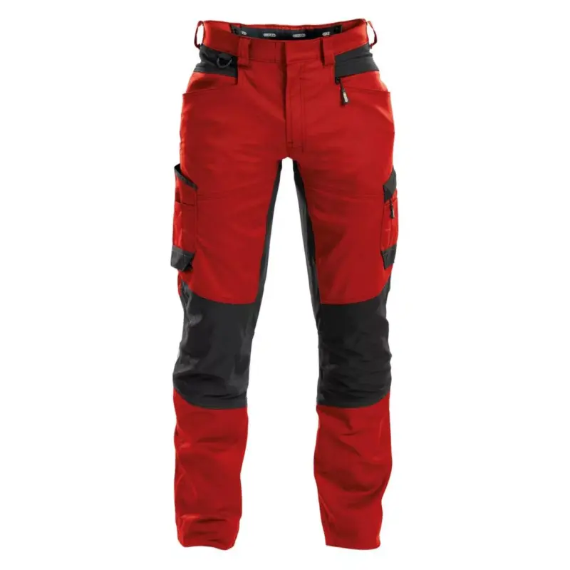 DASSY® HELIX Herren moderne Arbeitshose mit Stretch rot