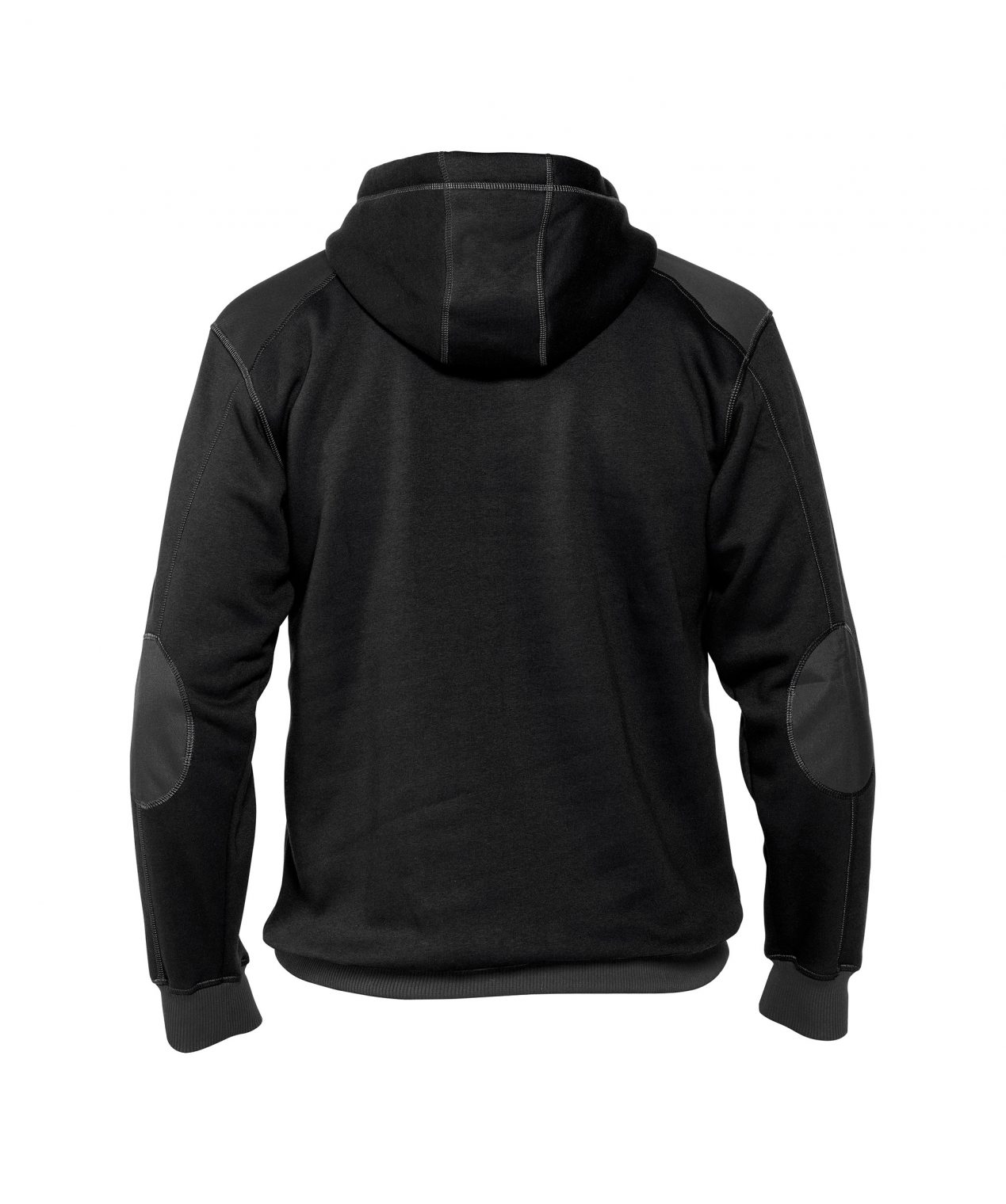 indy hooded sweatshirt black anthracite grey back