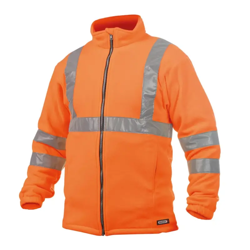 Dassy Kaluga Warnschutz Fleecejacke neonorange