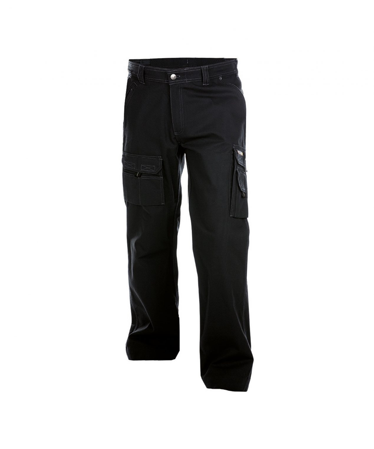 kingston canvas work trousers black front