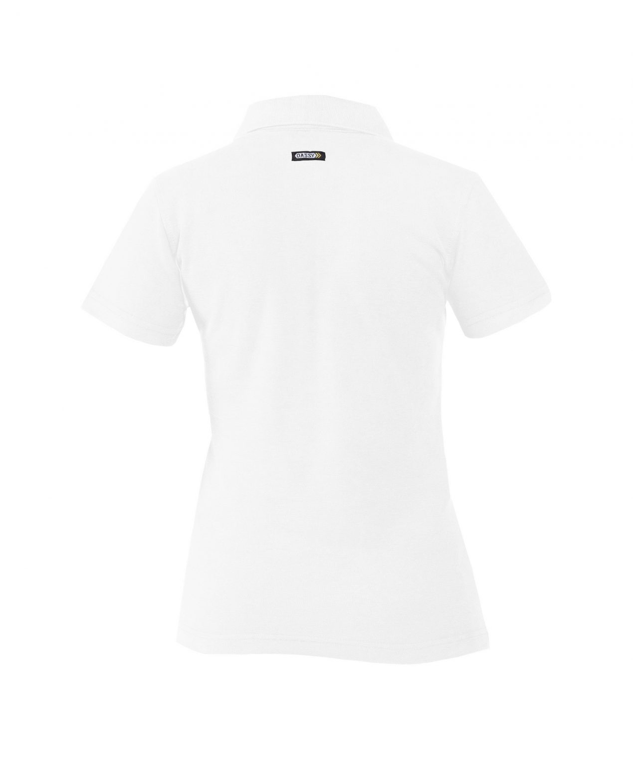 leon women polo shirt white back
