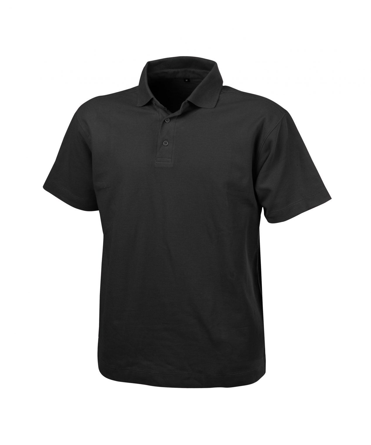 leon polo shirt black front