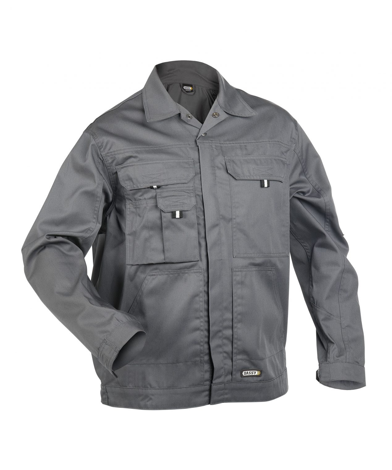 locarno work jacket cement grey front