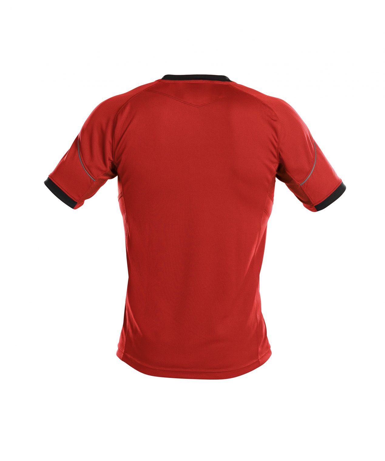 nexus t shirt red black back