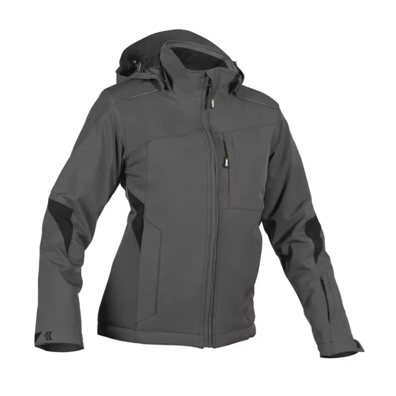 Dassy Nordix Damen Stretch-Winterjacke | winddicht | wasserdicht | atmungsaktiv zementgrau