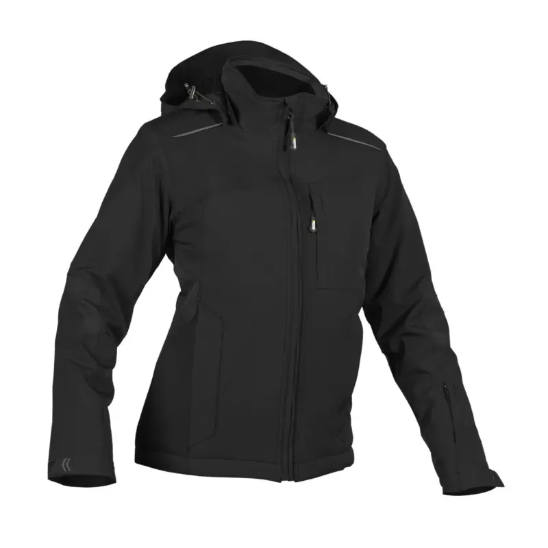 Dassy Nordix Damen Stretch-Winterjacke | winddicht | wasserdicht | atmungsaktiv schwarz