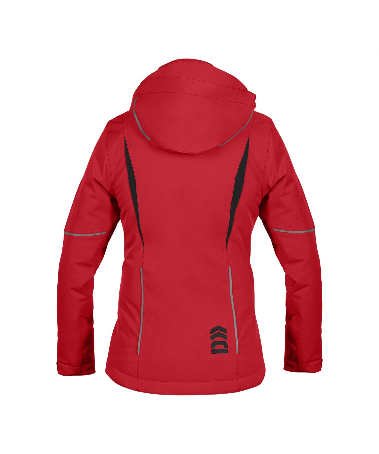 nordix women stretch winter jacket red back