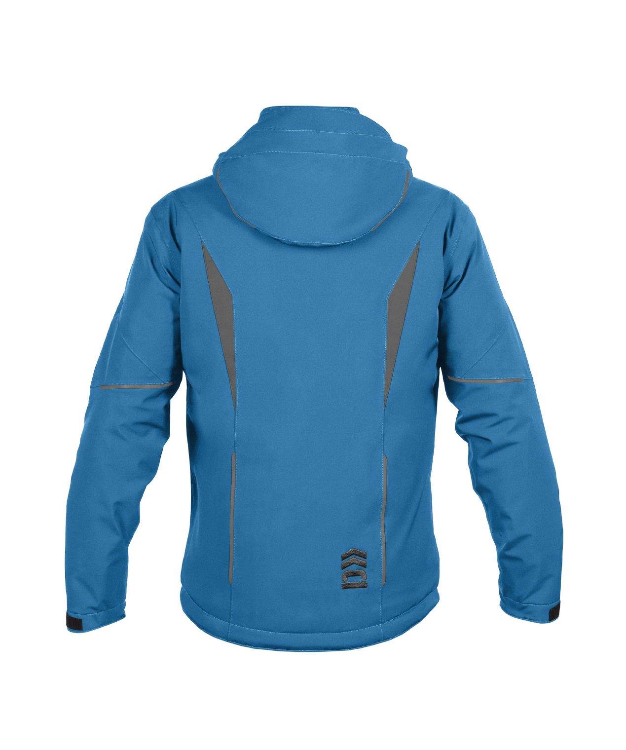 nordix stretch winter jacket azure blue back