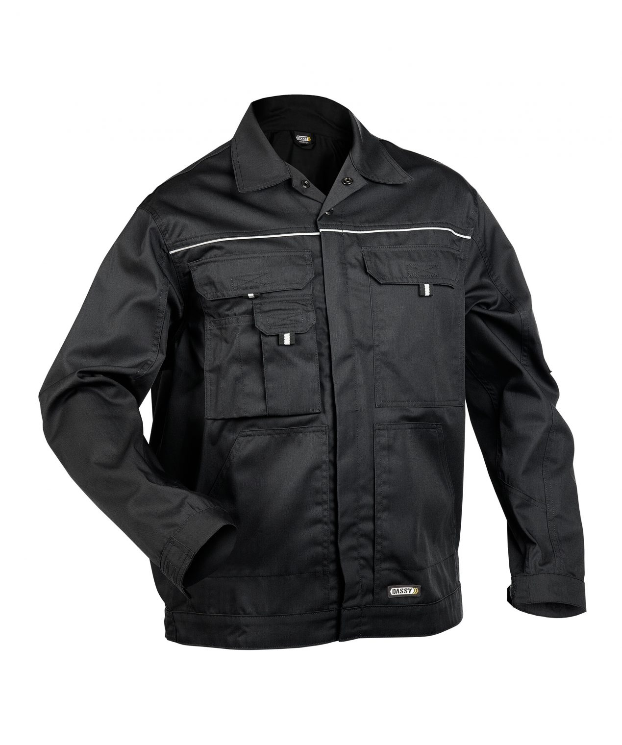 nouville work jacket black front