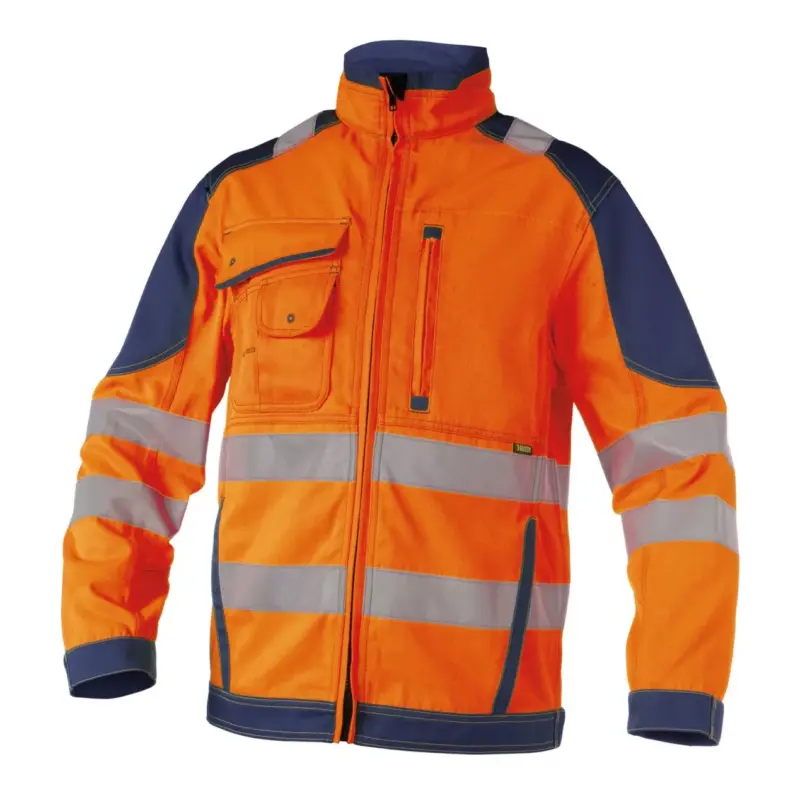 Dassy Orlando Warnschutz Arbeitsjacke neonorange blau