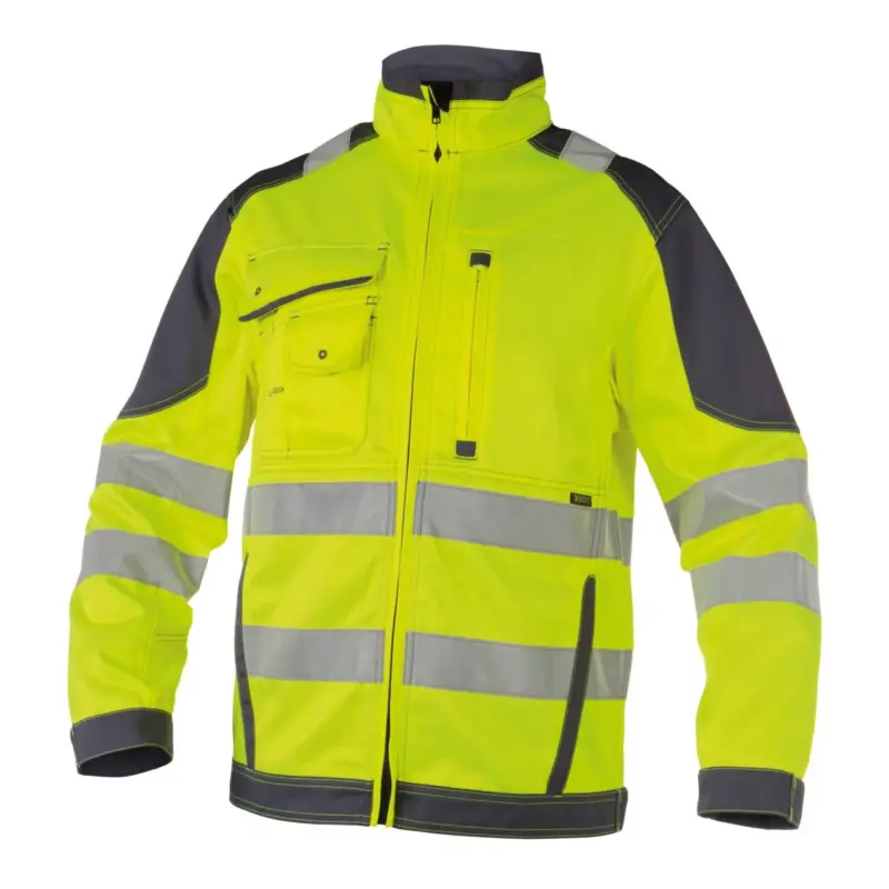 Dassy Orlando Warnschutz Arbeitsjacke neongelb grau
