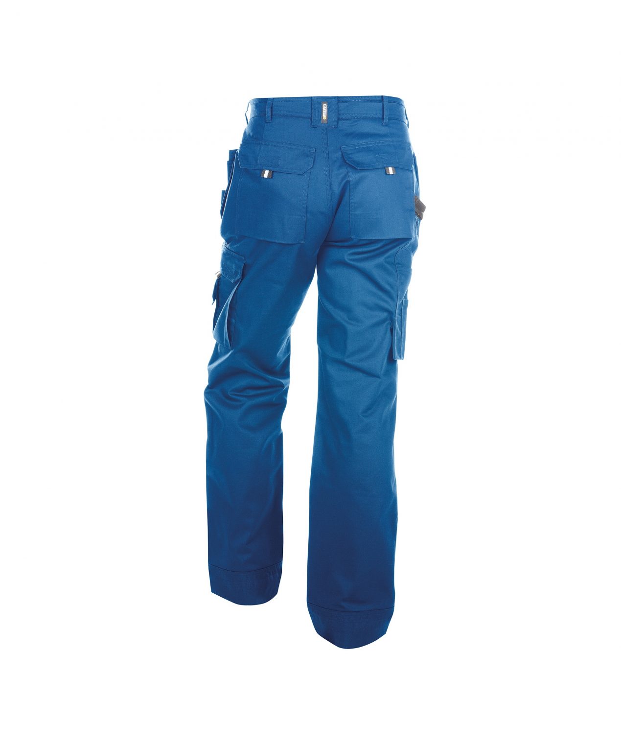 oxford trousers with holster pockets and knee pockets royal blue back