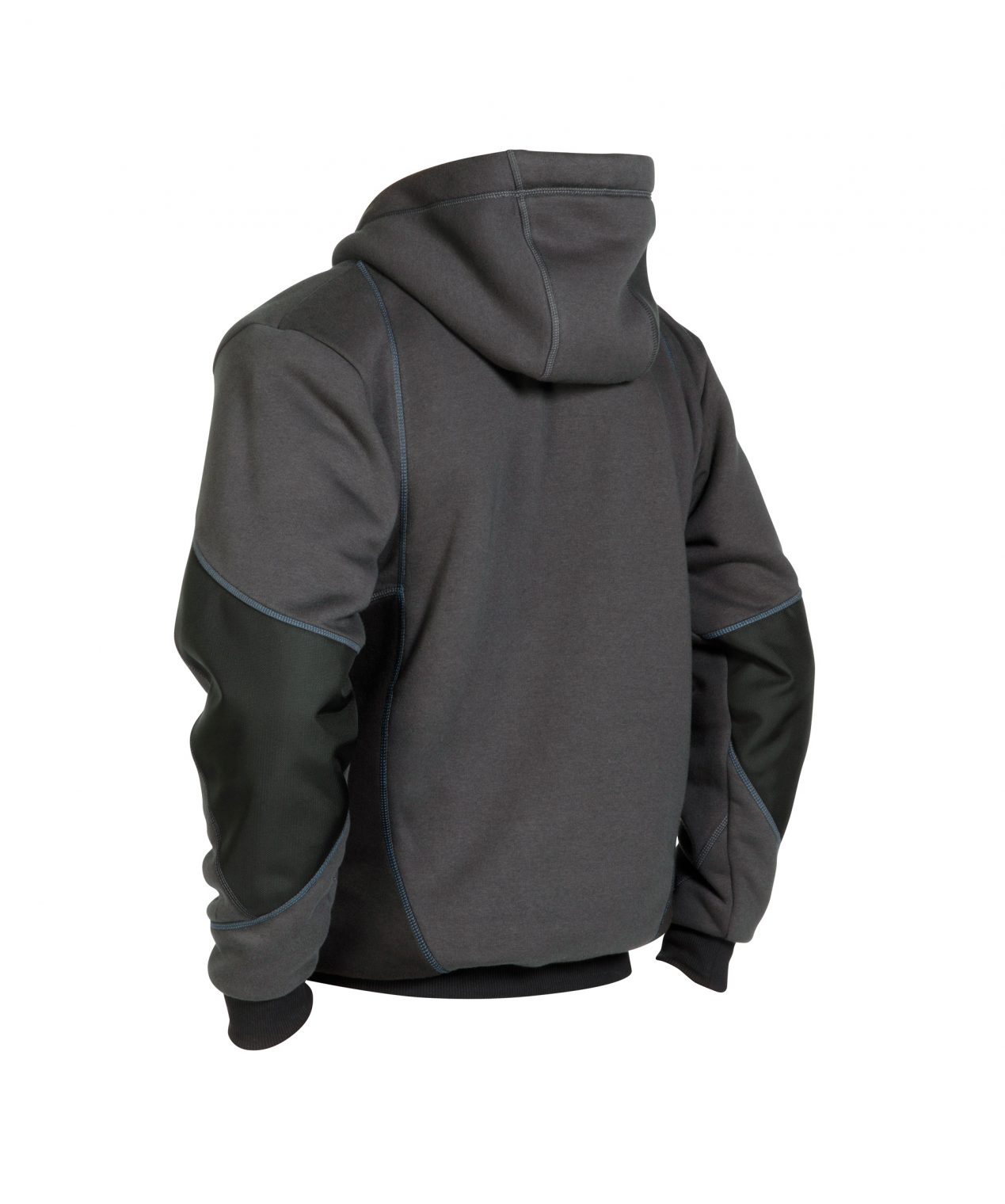 pulse sweatshirt jacket anthracite grey black detail 2