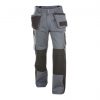 seattle two tone trousers with holster pockets and knee pockets cement grey black front