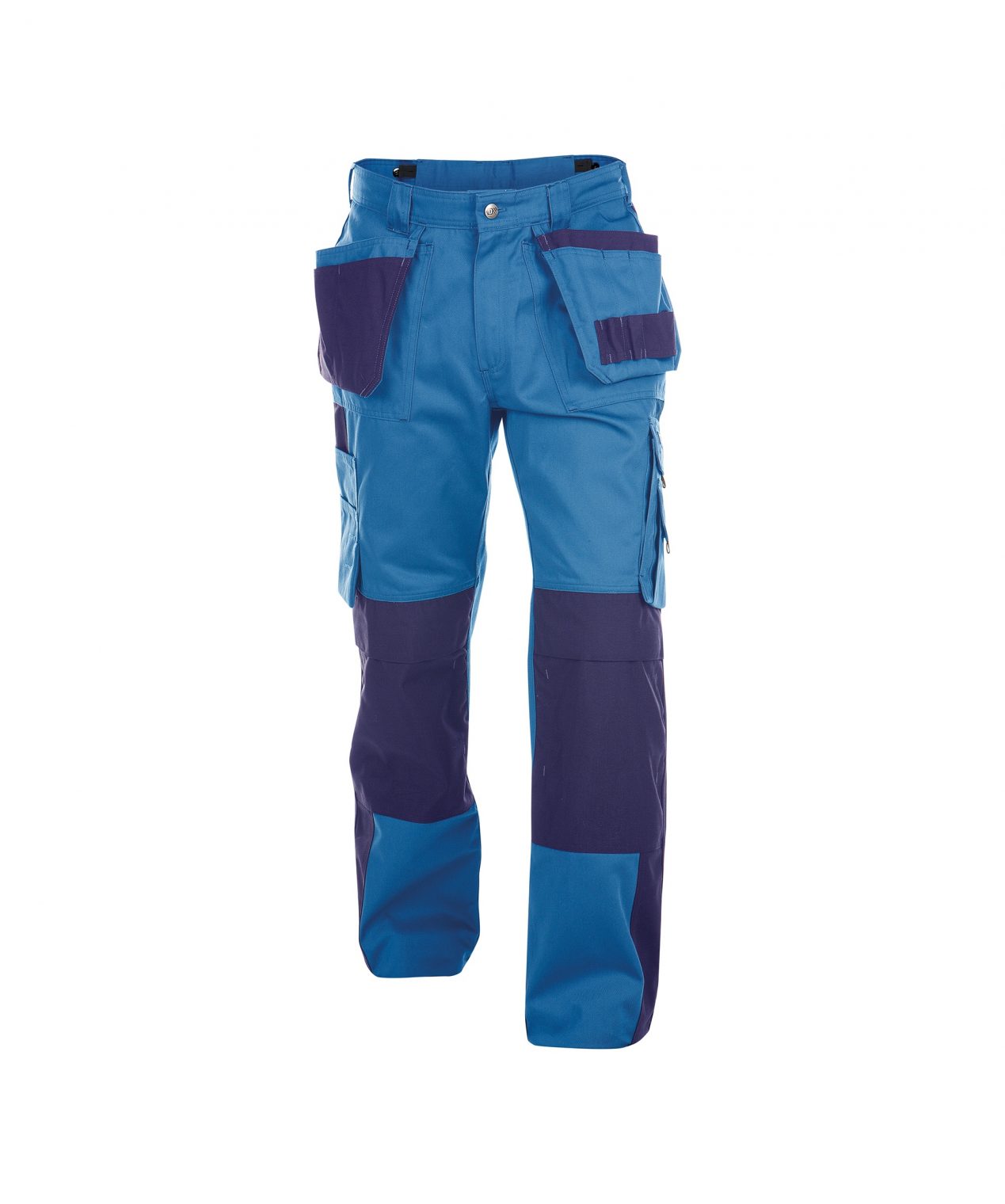 seattle two tone trousers with holster pockets and knee pockets royal blue navy front