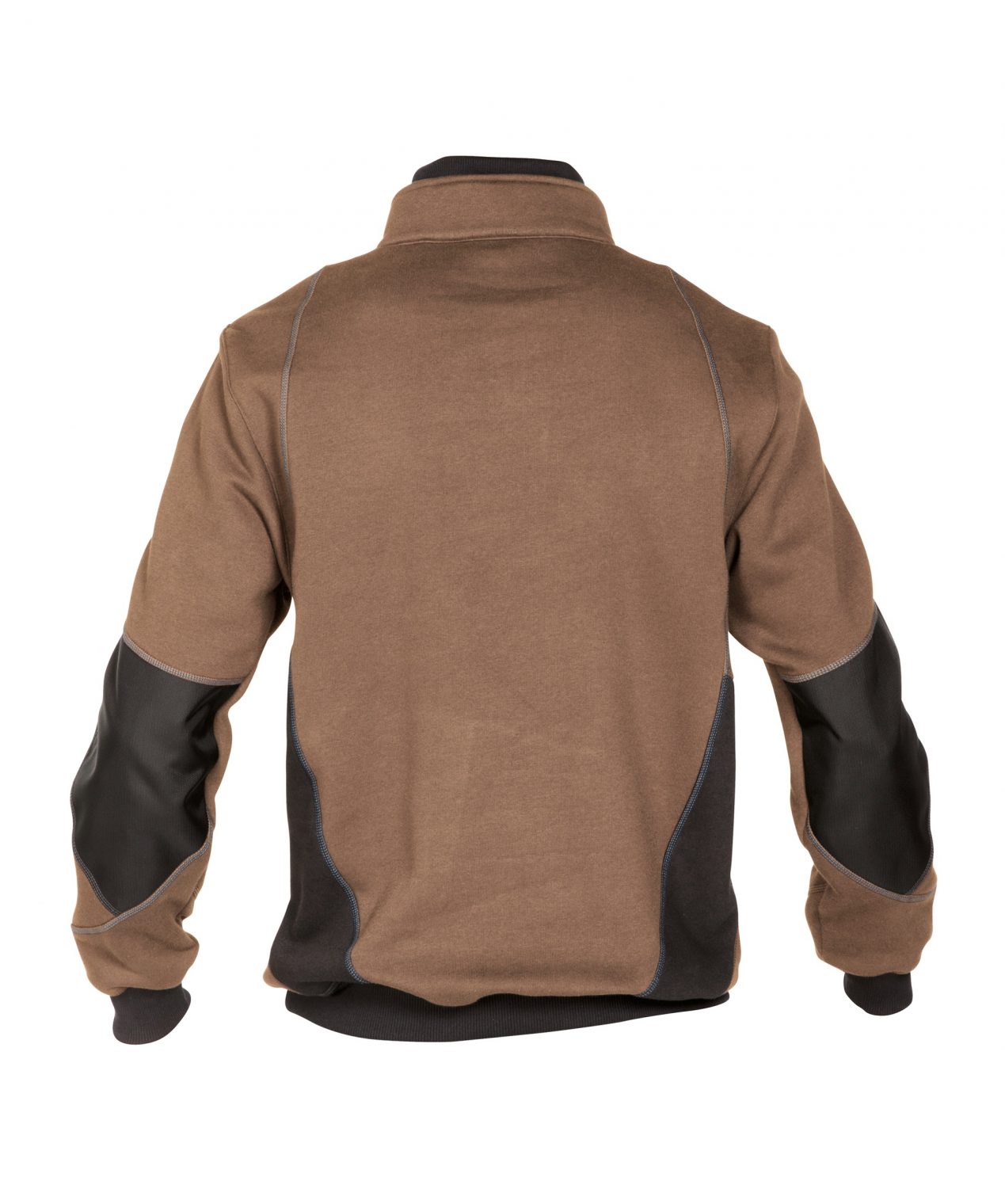 stellar sweatshirt clay brown anthracite grey back