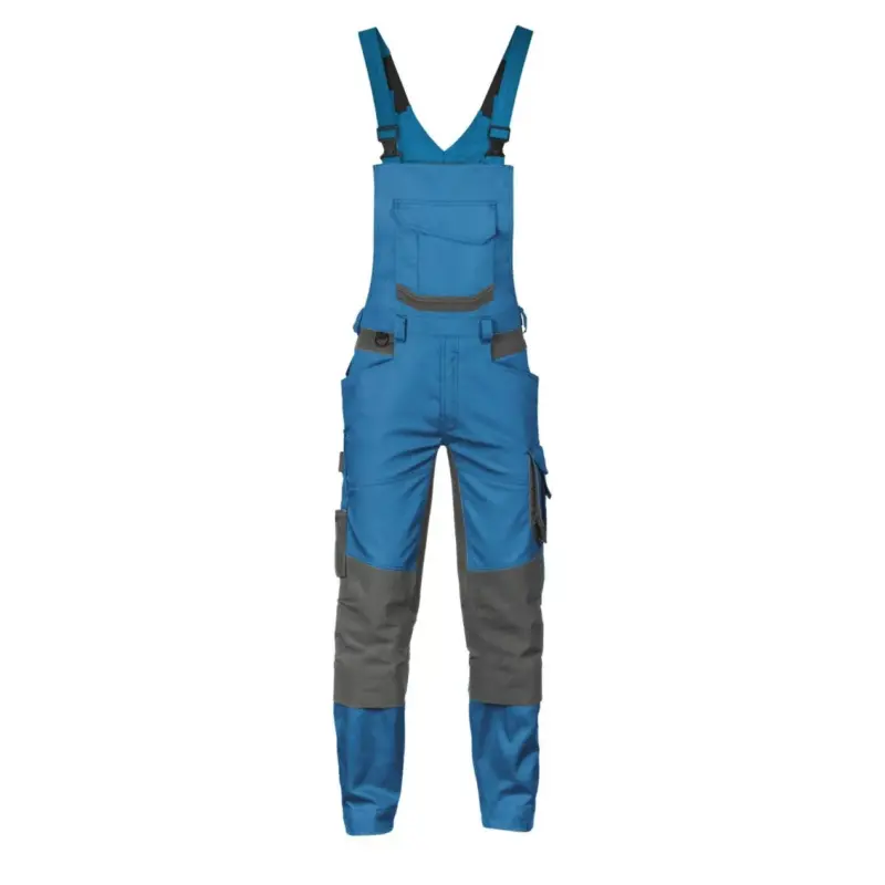 DASSY® TRONIX Herren Arbeitslatzhose mit Stretch und Kniepolstertaschen azurblau
