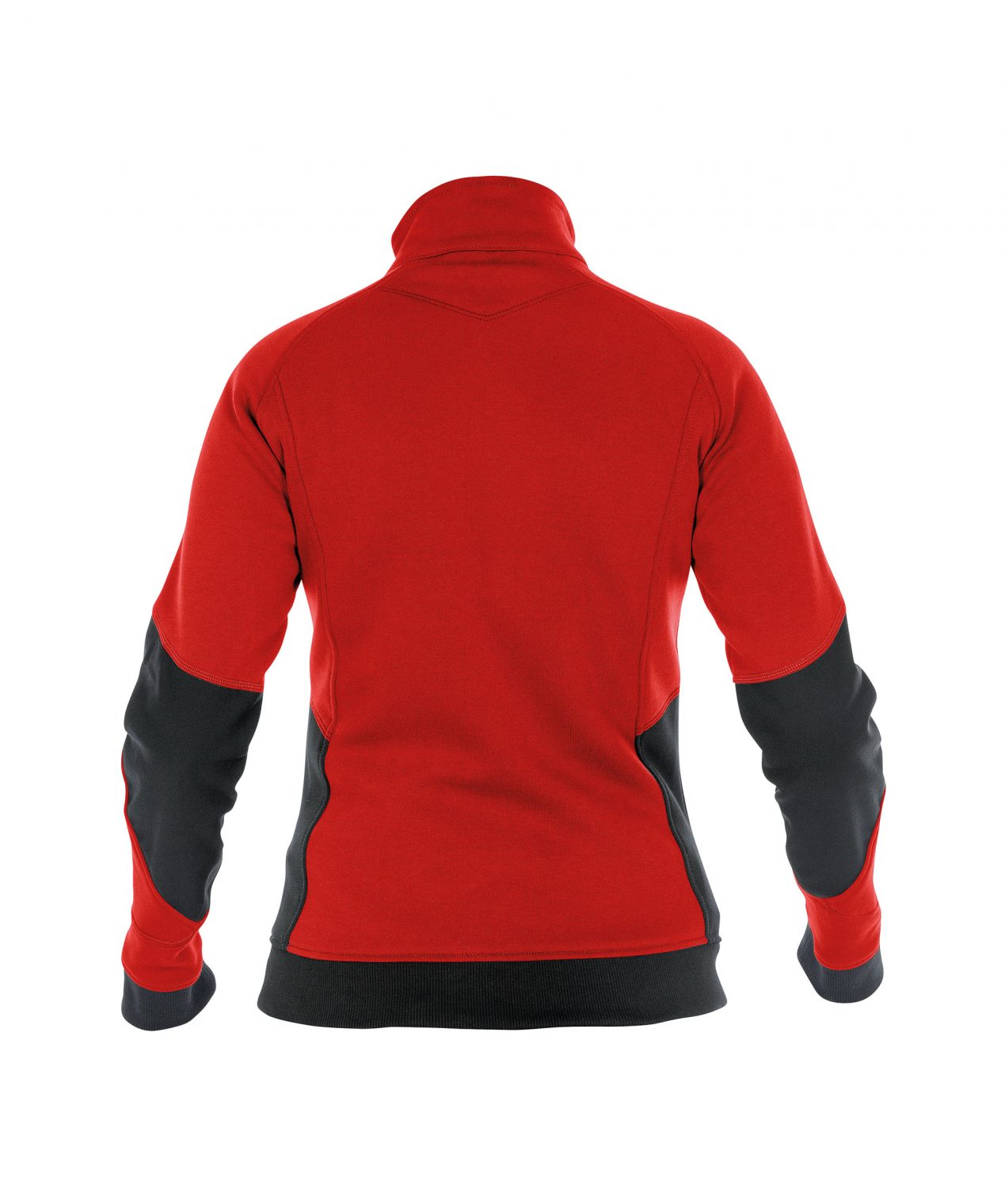 velox women sweatshirt red black back
