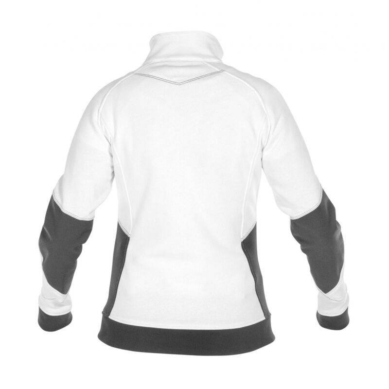 DASSY® VELOX WOMEN modernes Sweatshirt weiß back