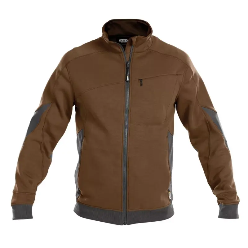Dassy Velox: Sweatshirt für Männer, die Qualität schätzen, lehmbraun