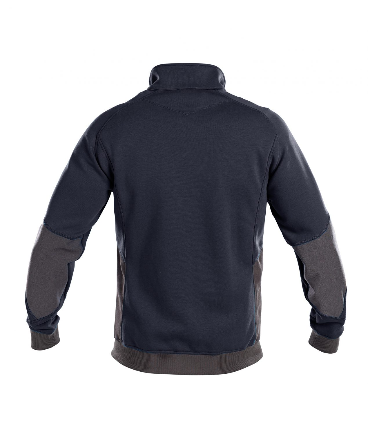 velox sweatshirt midnight blue anthracite grey back