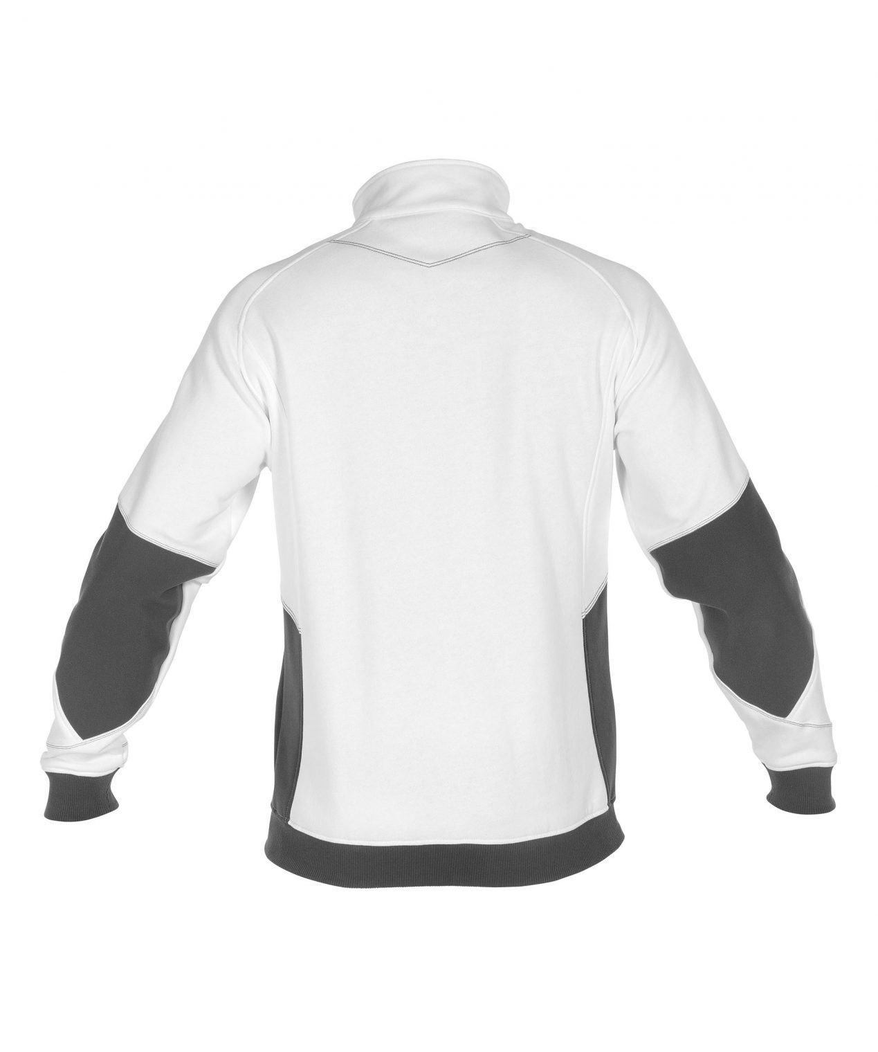 velox sweatshirt white anthracite grey back