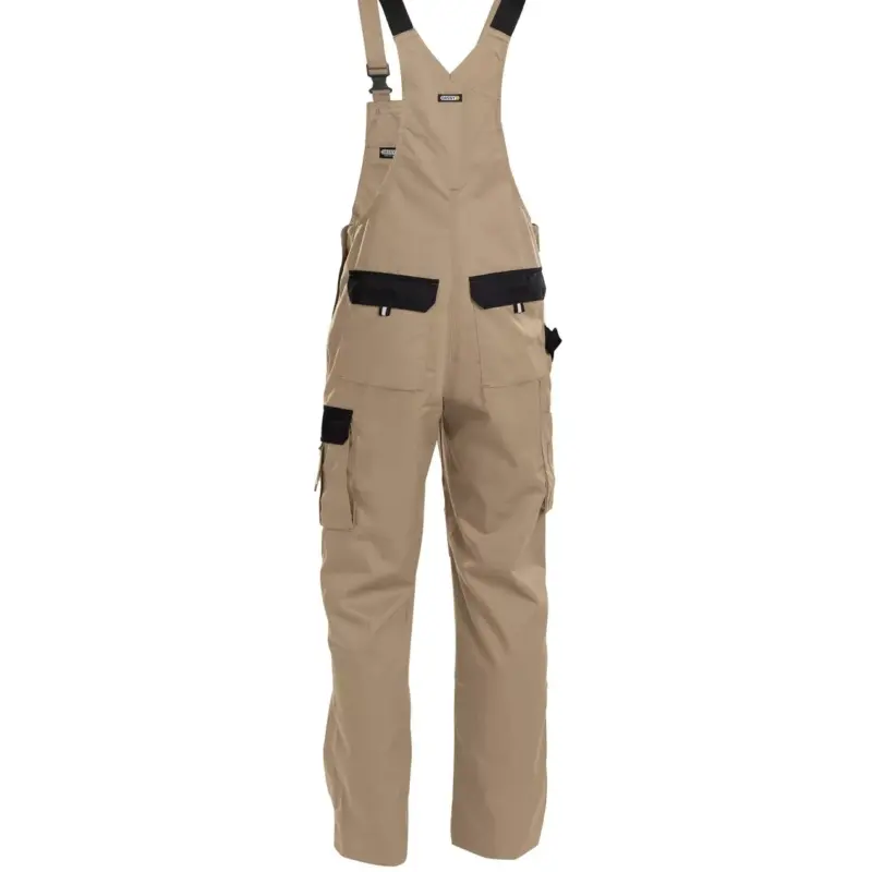 Dassy Versailles Arbeitslatzhose mit Kniepolstertaschen beige back