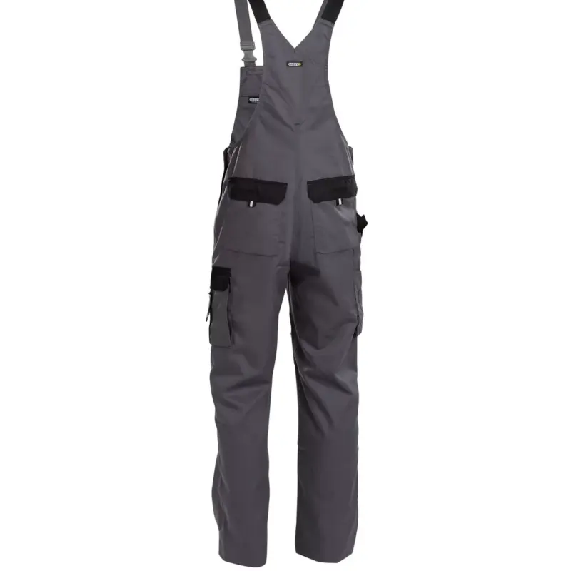 Dassy Versailles Arbeitslatzhose mit Kniepolstertaschen grau back