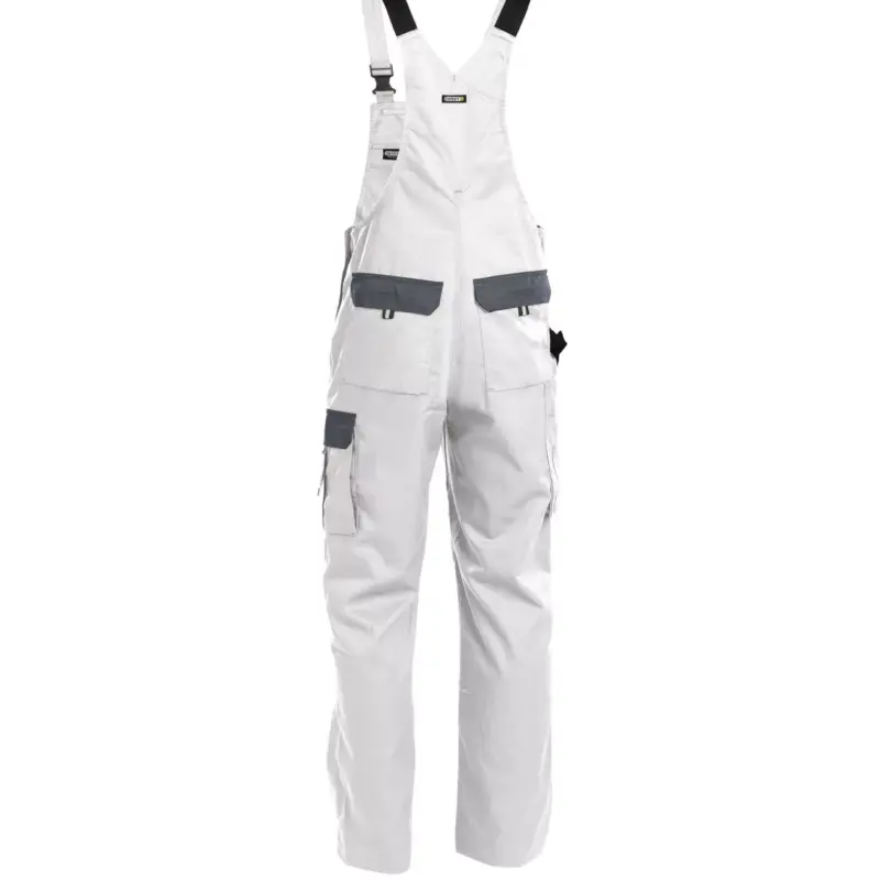 Dassy Versailles Arbeitslatzhose mit Kniepolstertaschen weiß back