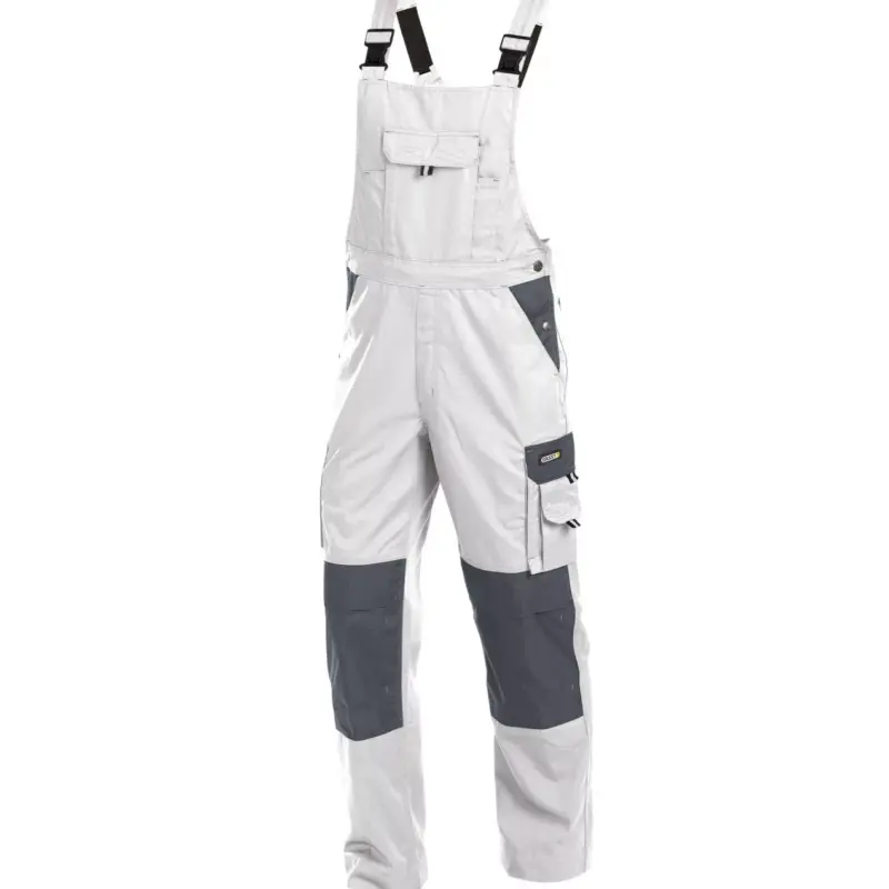 Dassy Versailles Arbeitslatzhose mit Kniepolstertaschen weiß