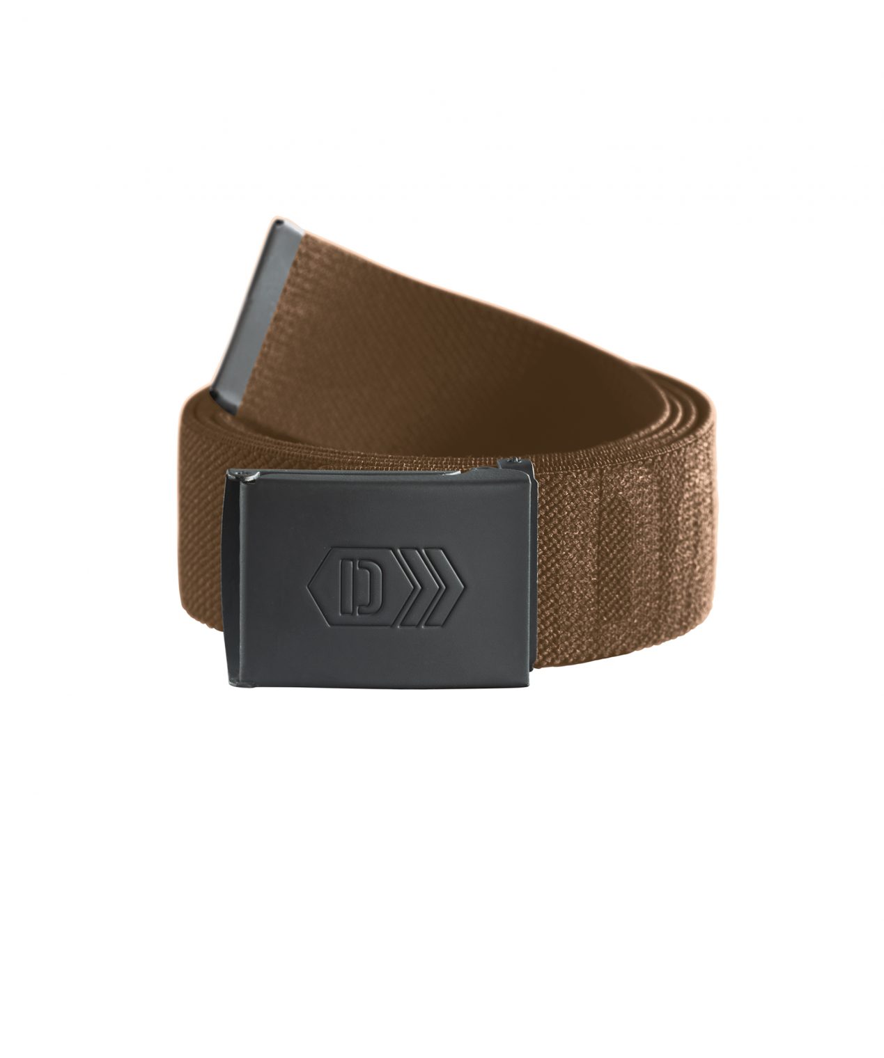 xantus stretch belt with print clay brown front